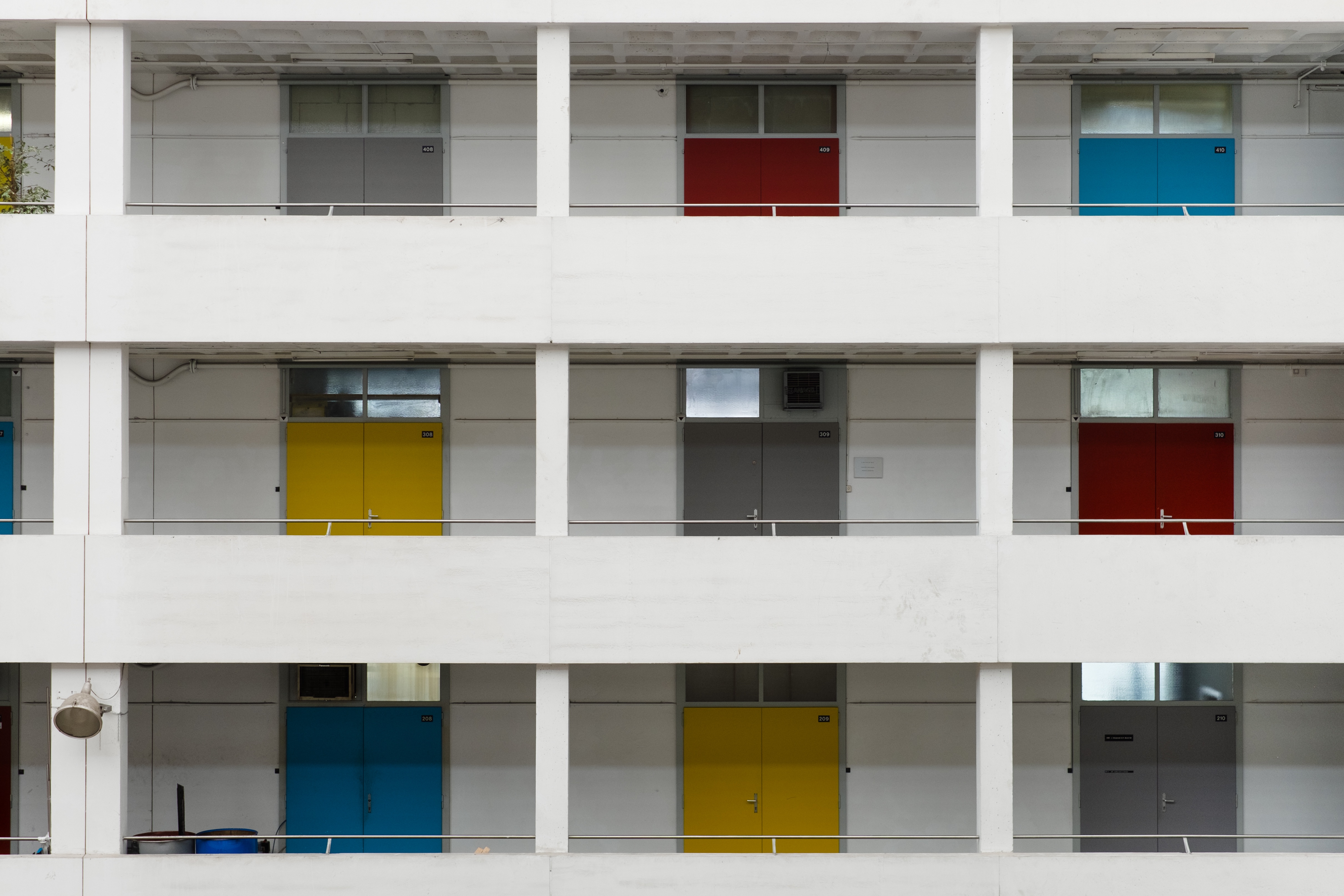 doors in different colours
